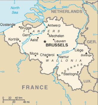 Geography of Belgium