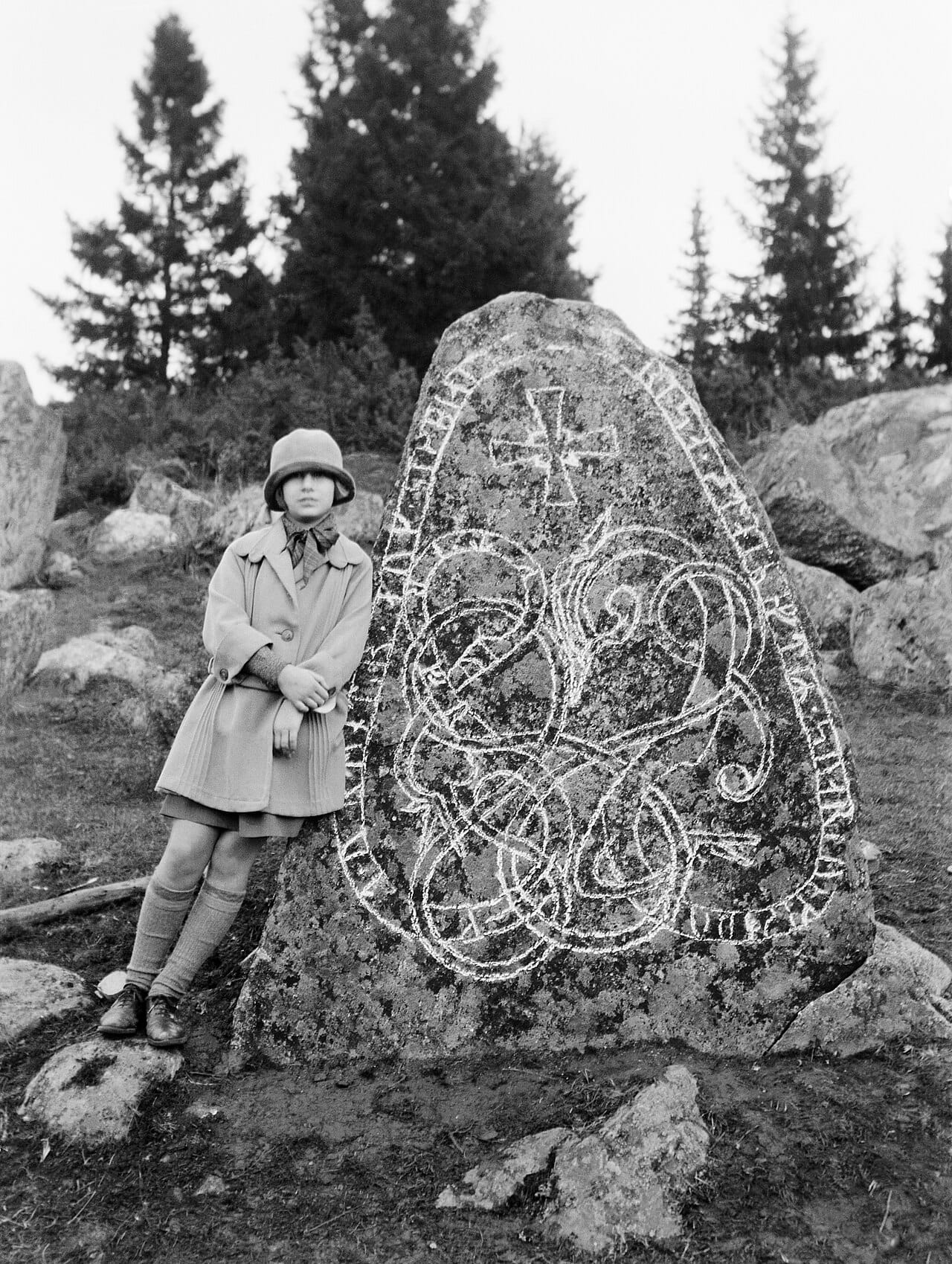 A runestone in Uppland, an early record of the language spoken in Sweden