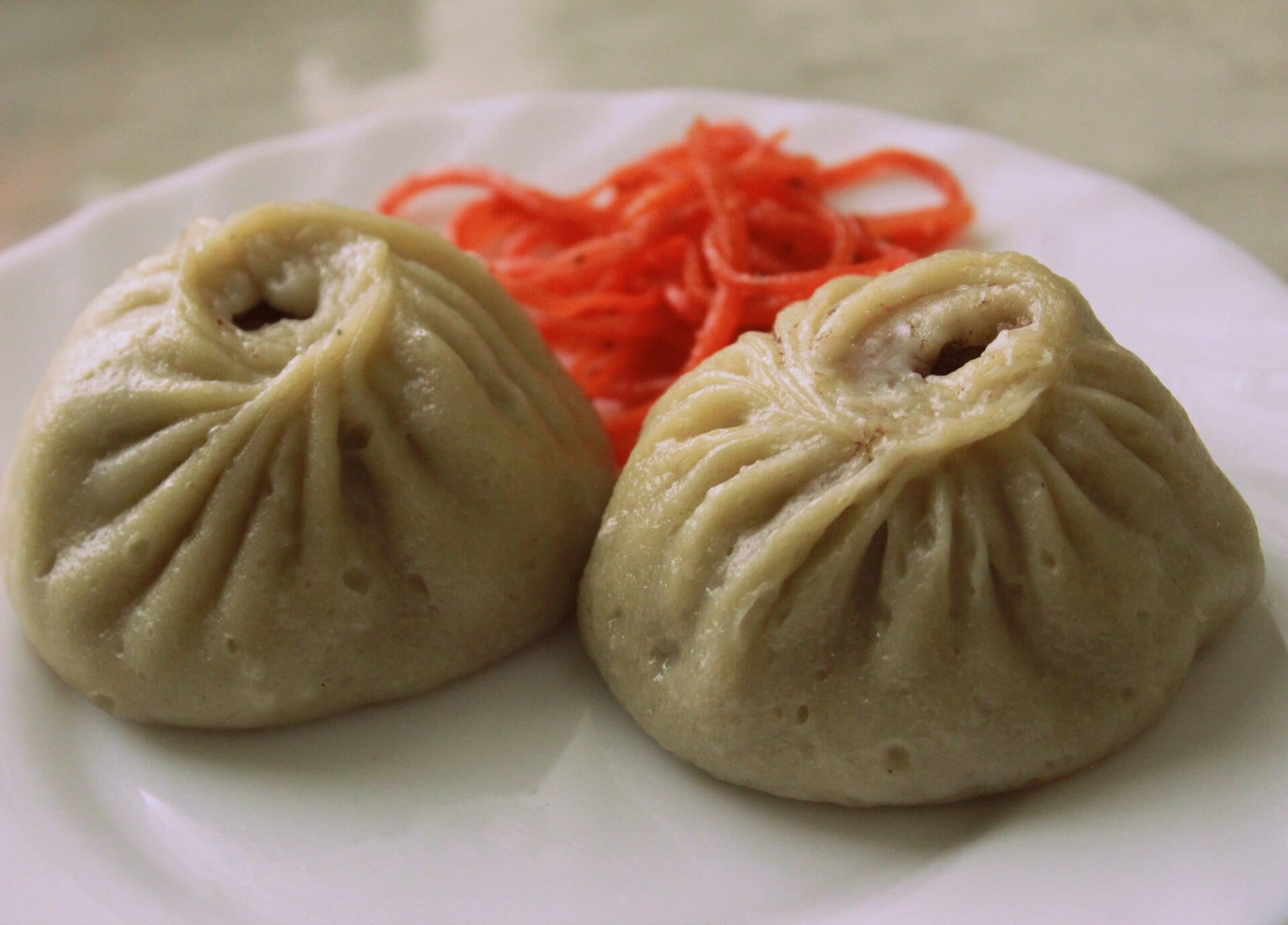 Buuz, the steamed mutton dumplings eaten in quantity at Lunar New Year