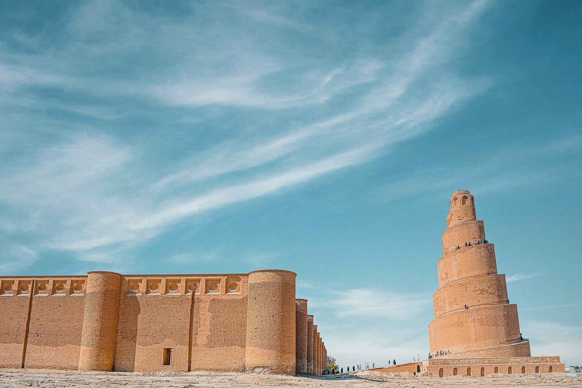 The spiral minaret of the Great Mosque of Samarra