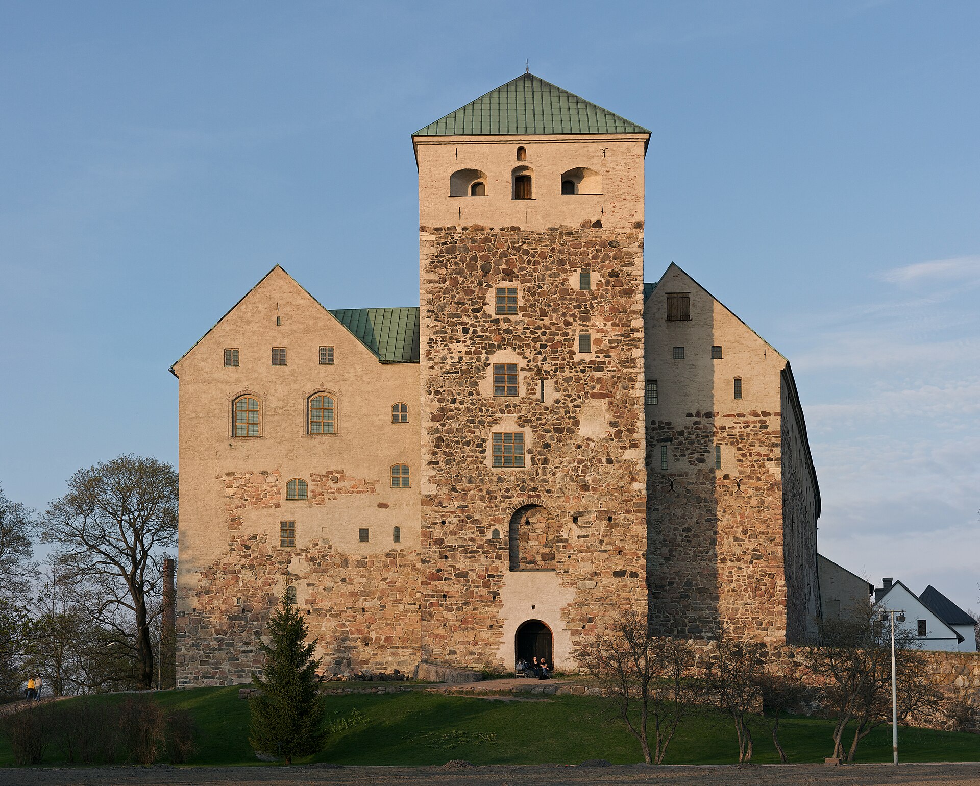 Turku Castle in Finland, with its medieval stone walls and towers