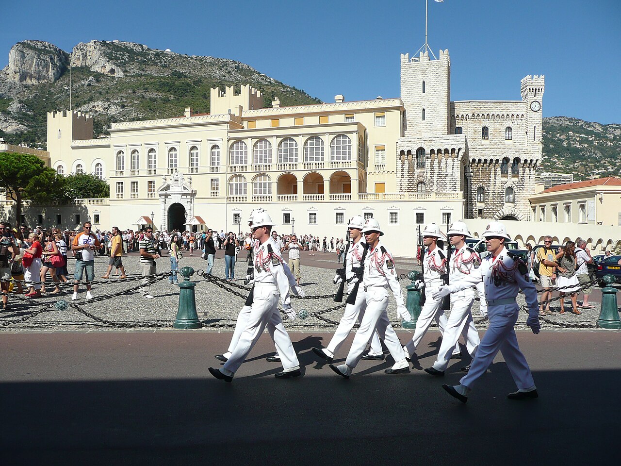 The Prince’s Palace on the Rock in Monaco-Ville