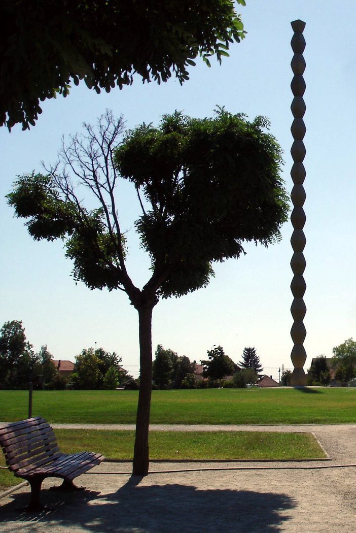 The Endless Column in its park at Târgu Jiu