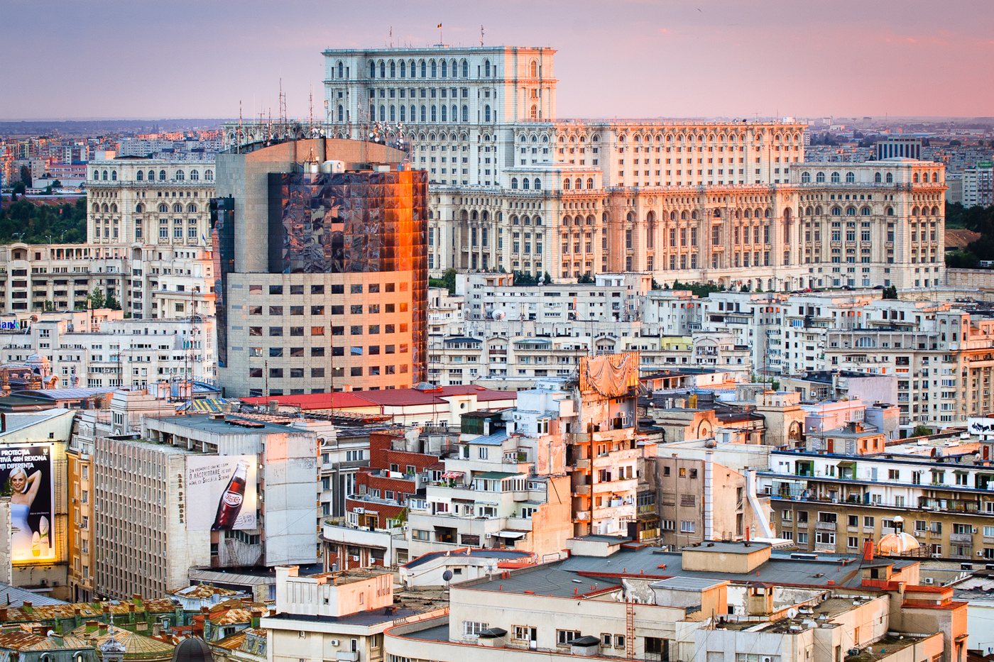 The Palace of the Parliament in Bucharest