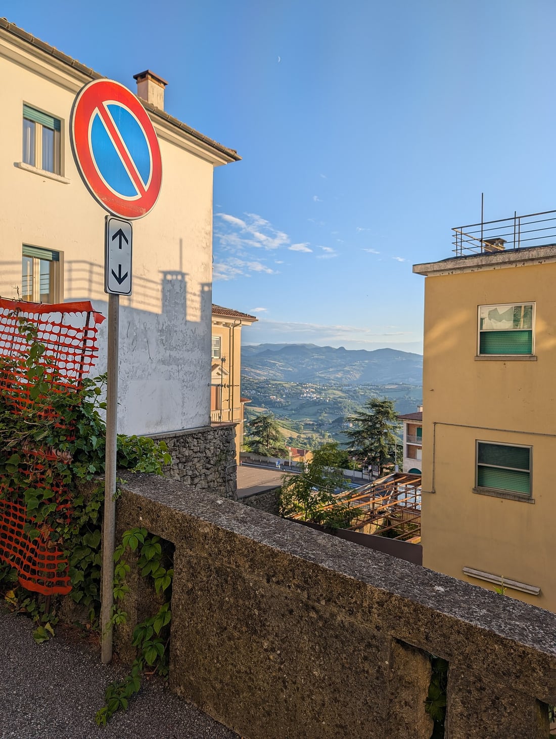 Streets and buildings of the City of San Marino