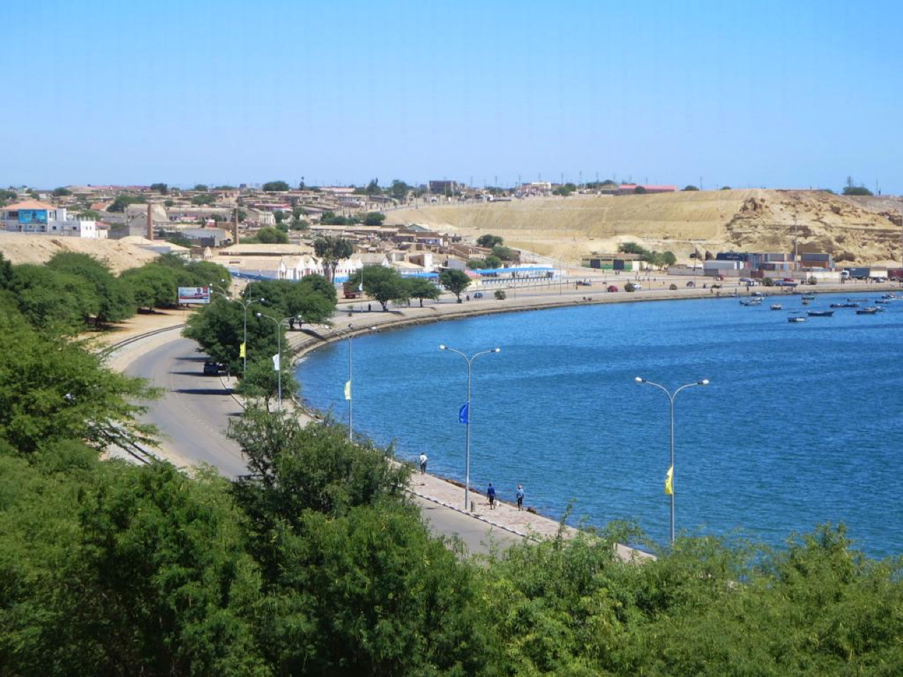 The waterfront at Namibe, Angola