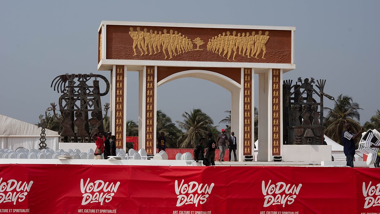 The Door of No Return memorial at Ouidah, Benin