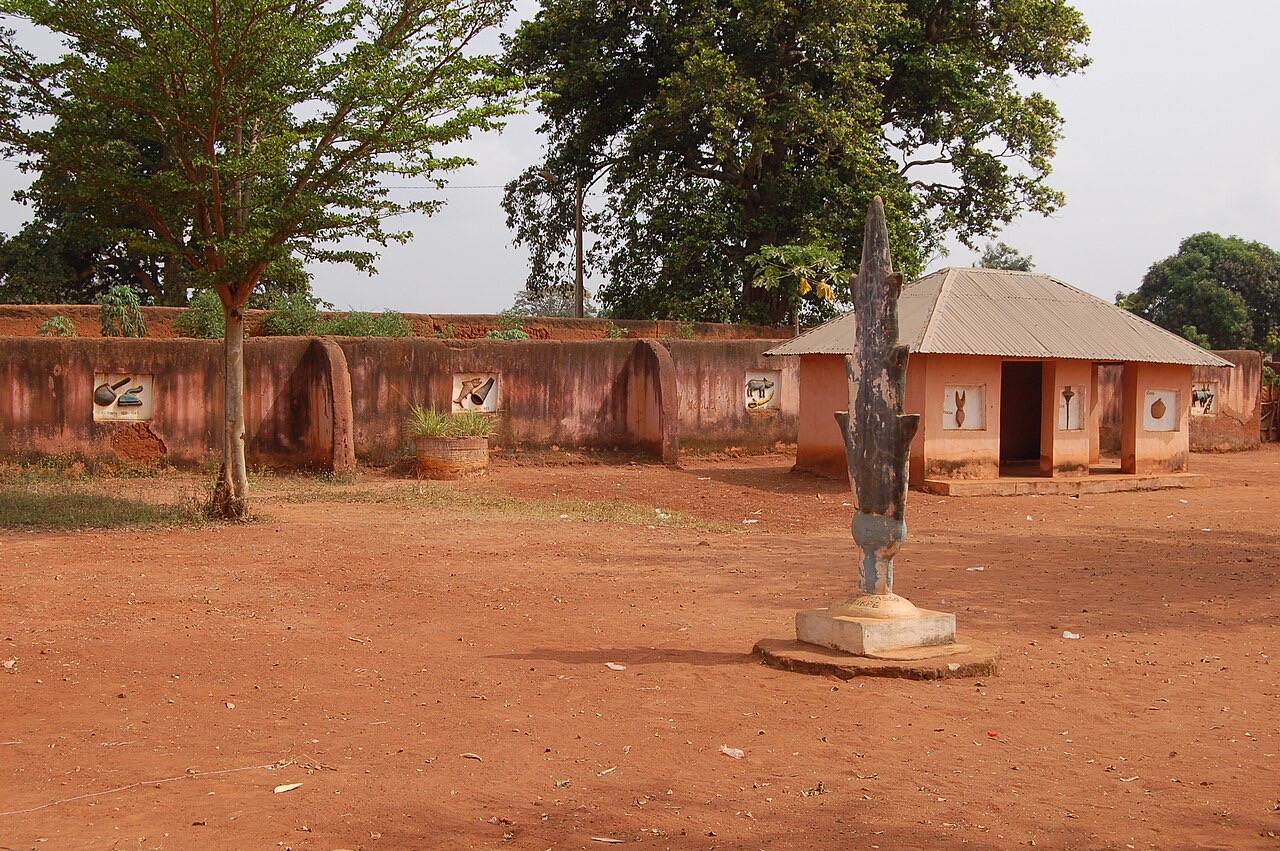 A royal palace in Abomey, Benin