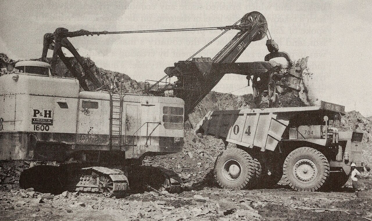 Loading copper and cobalt ore at Musonoi Mine, Democratic Republic of the Congo