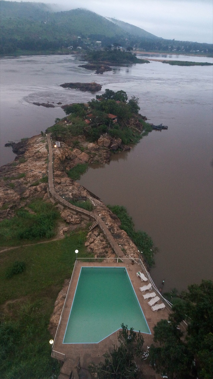 The Ubangi River at Bangui, Central African Republic