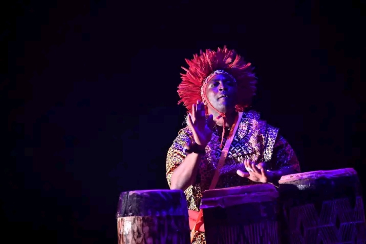 A folk dance performance in Brazzaville, Republic of the Congo