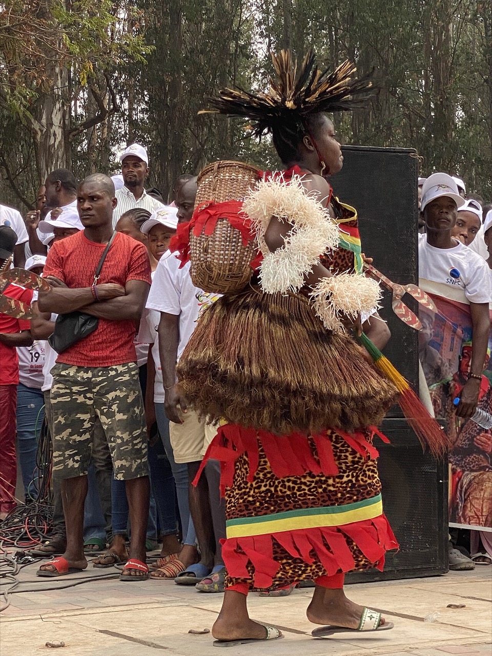 People on Boulevard Alfred Raoul in Brazzaville, Republic of the Congo