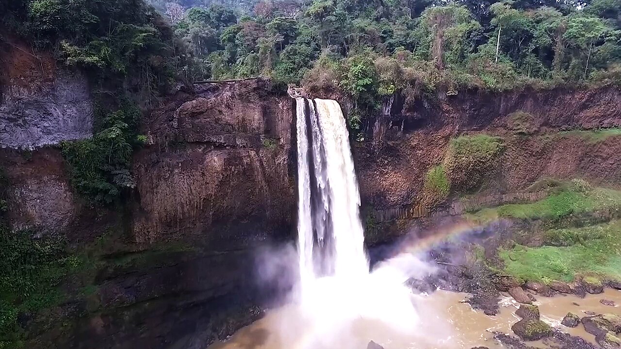Ekom Nkam waterfalls, Cameroon