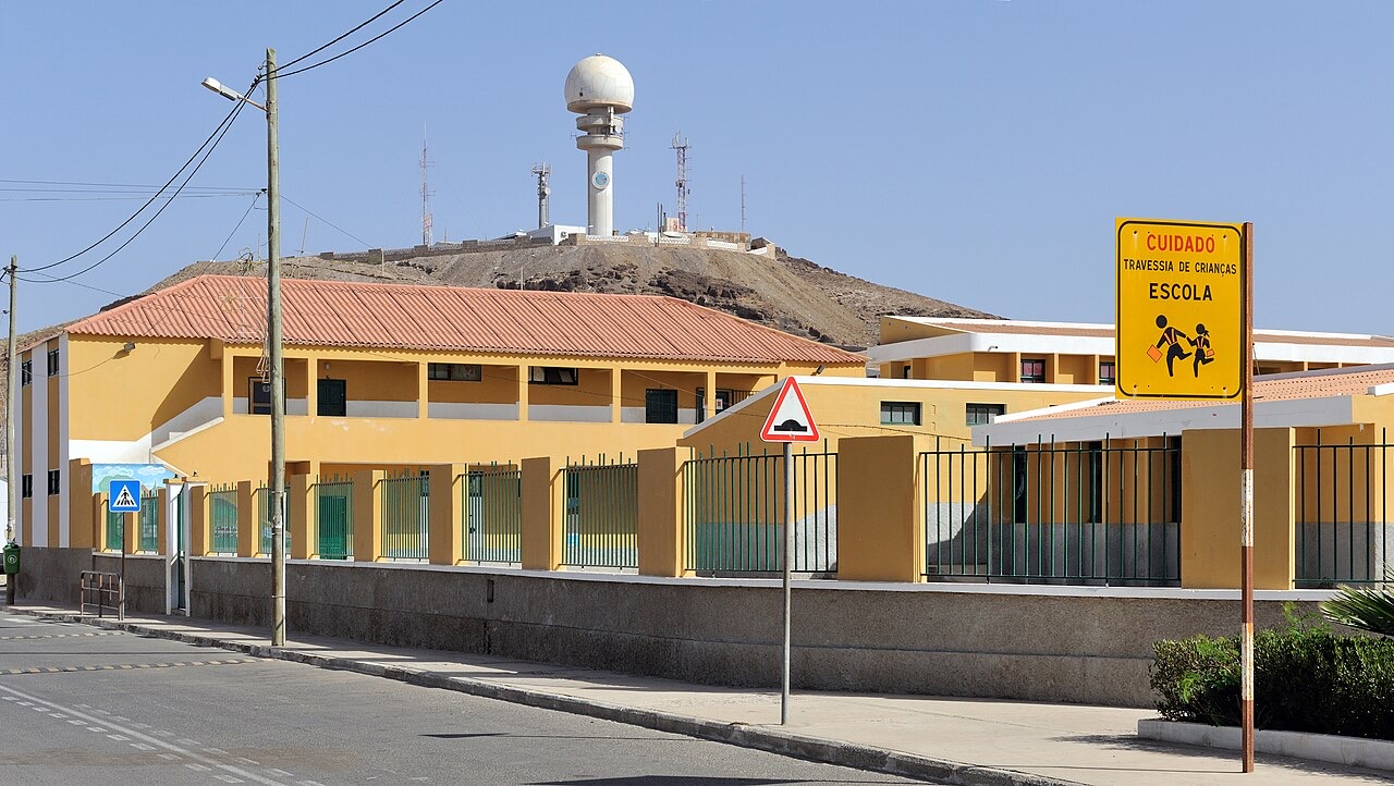 A school in Espargos on Sal, Cabo Verde