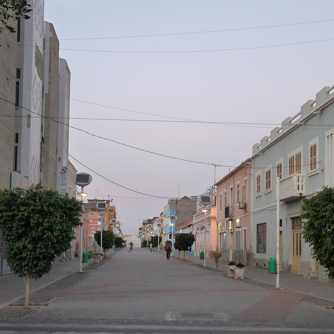 A street in Praia, Cabo Verde