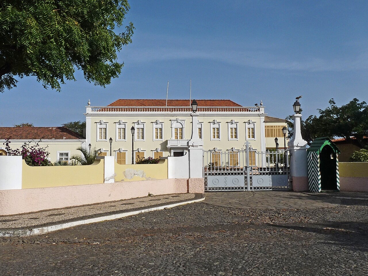 The presidential palace in Praia, Cabo Verde