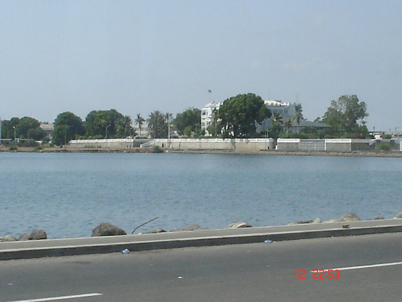 The presidential palace overlooking the harbour, Djibouti
