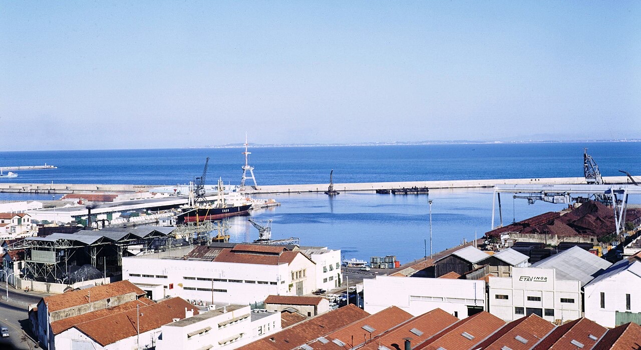 The port of Algiers, Algeria