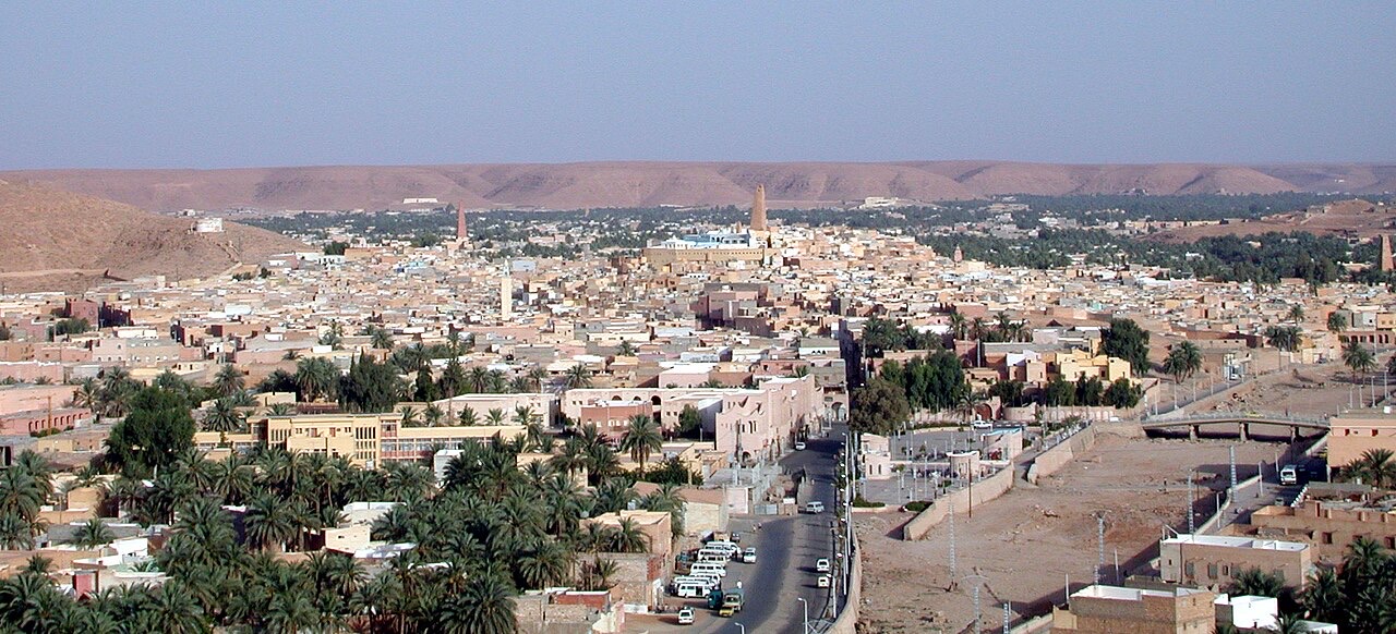 A panoramic view of Ghardaïa, Algeria