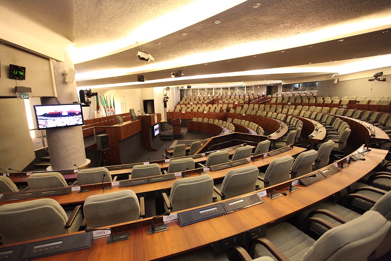 The chamber of Algeria’s National People’s Assembly