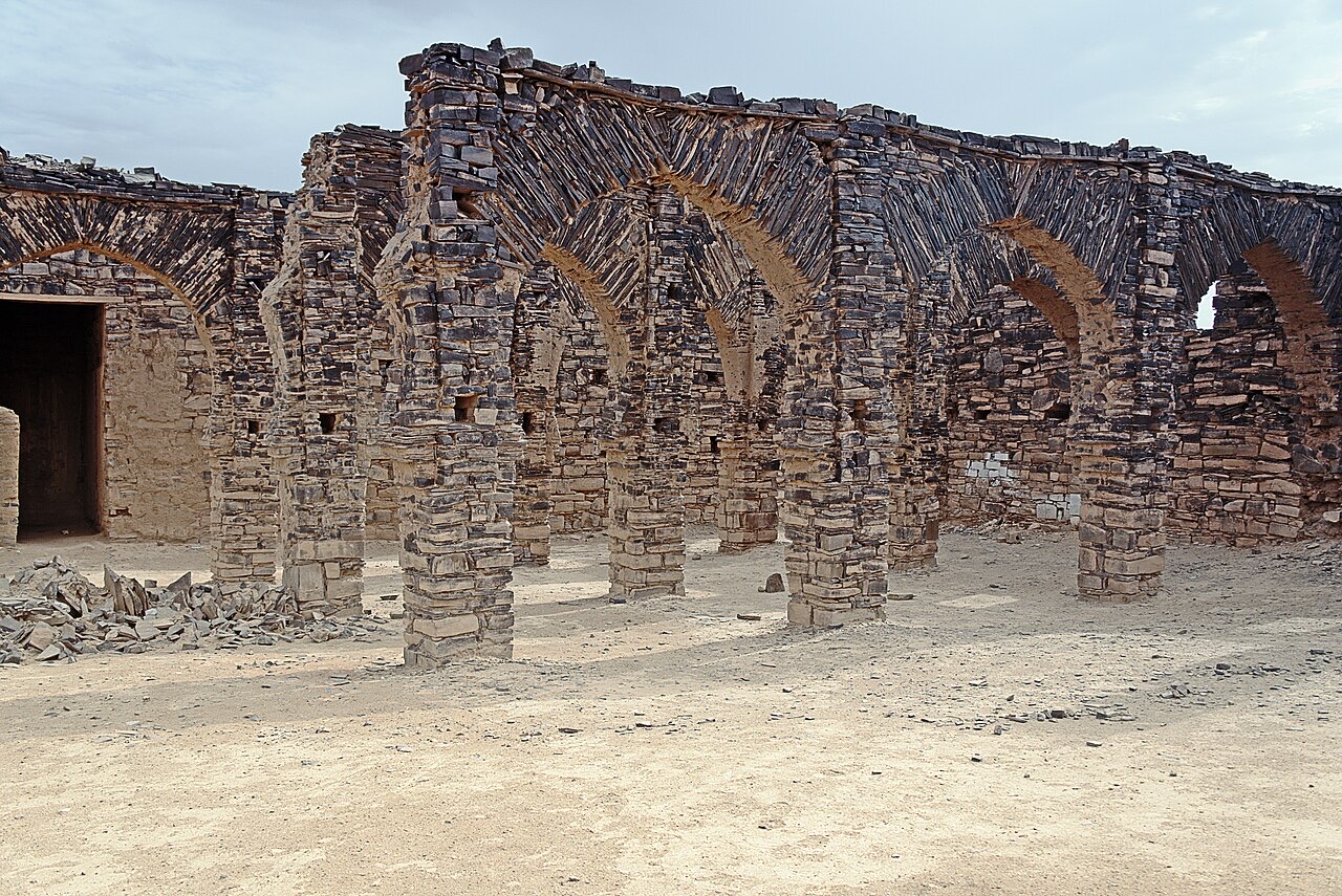 The ruins of the Smara zawiya, Western Sahara