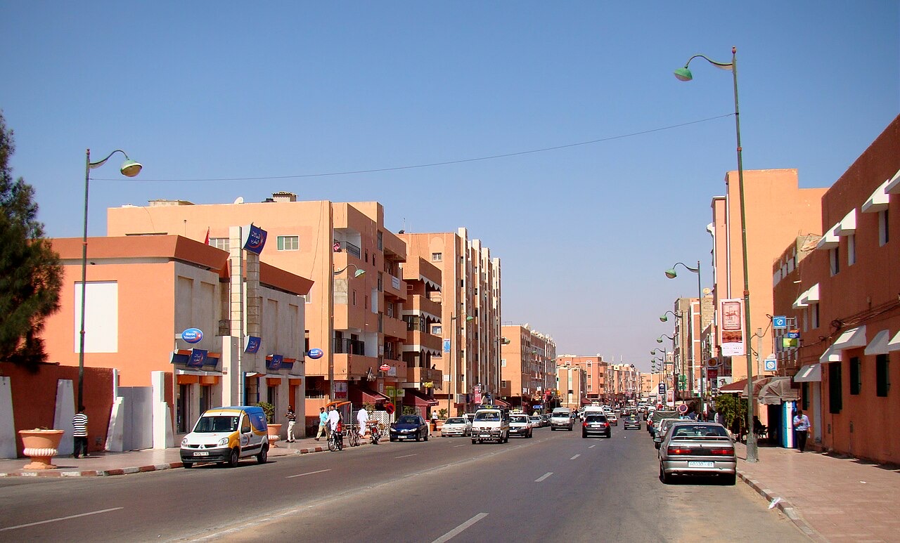 Avenue Makkah al-Mukarramah in Laayoune, Western Sahara