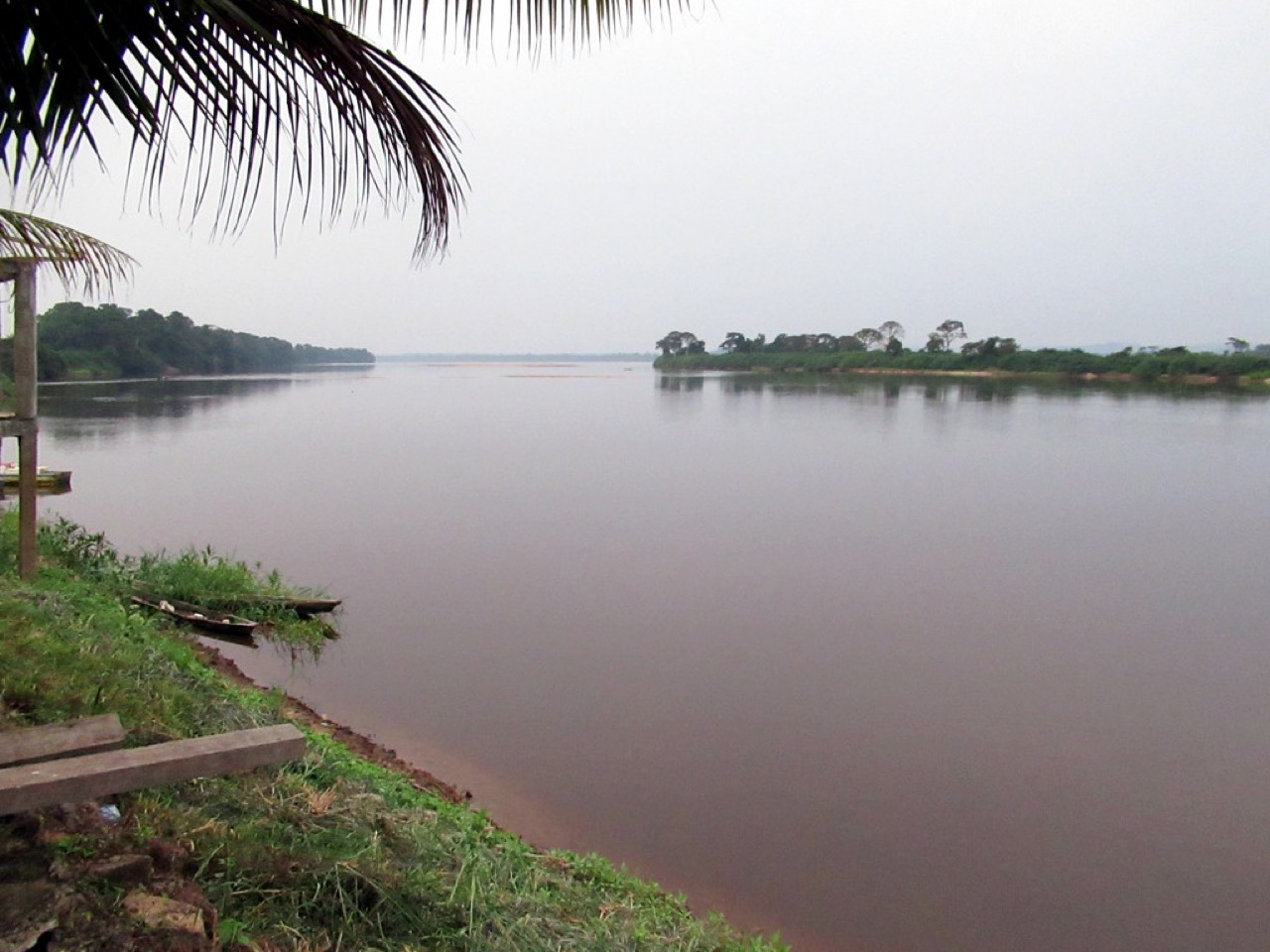 The Ogooué River at Lambaréné, Gabon