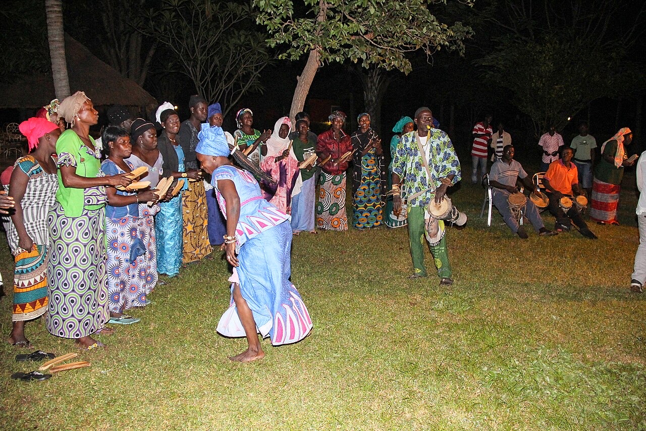 People dancing in The Gambia