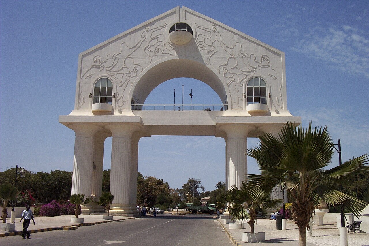 Arch 22, a political monument in Banjul, The Gambia