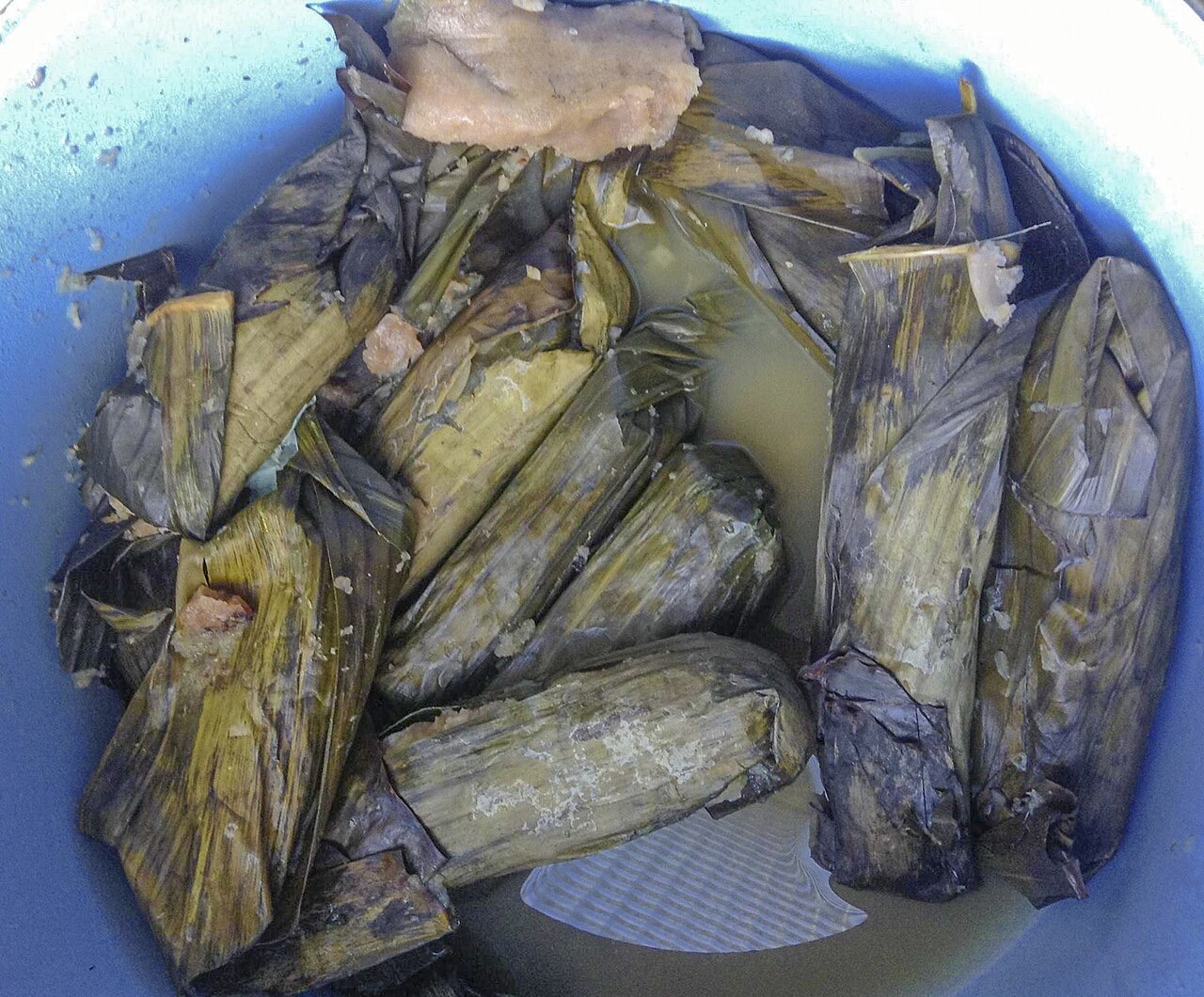 Abalá, a traditional Equatoguinean dish, Equatorial Guinea