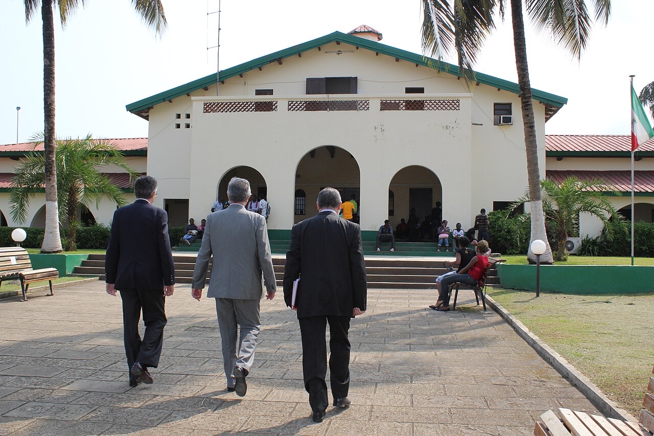 An educational event at the UNED campus in Malabo, Equatorial Guinea