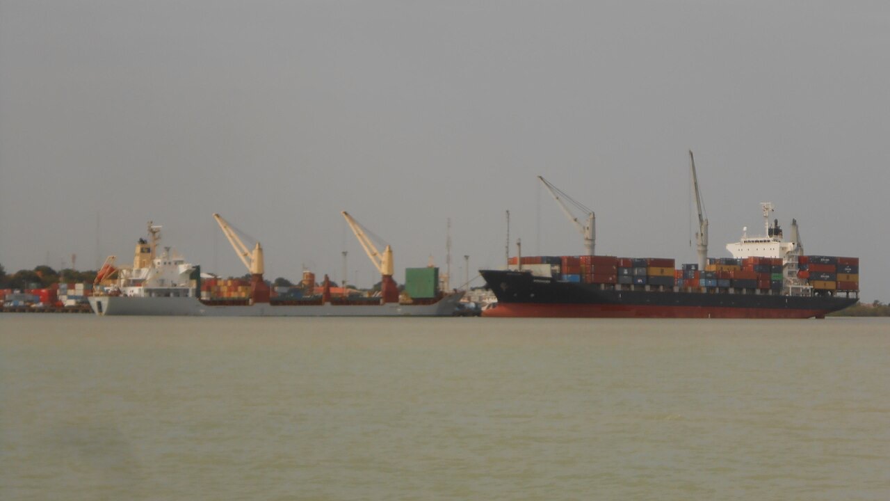 The port of Bissau, Guinea-Bissau