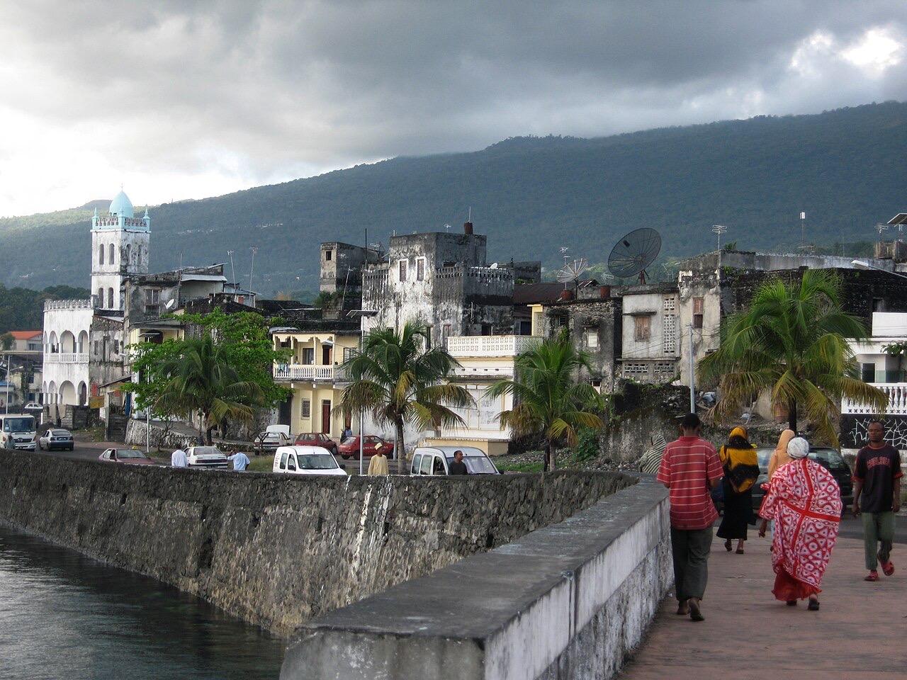 The old harbour of Moroni, Comoros