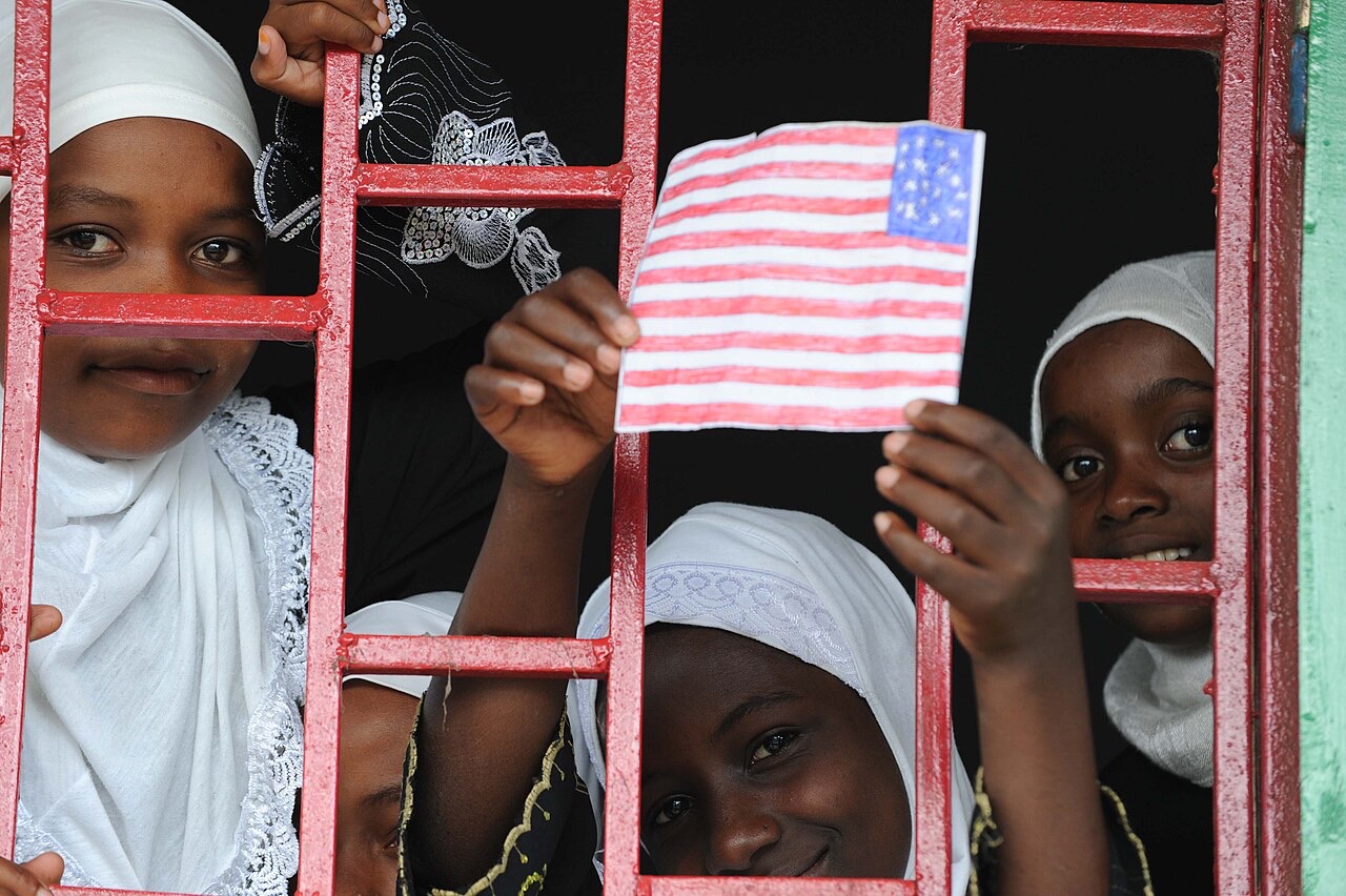 A pupil at Nioumamilima Primary School, Comoros