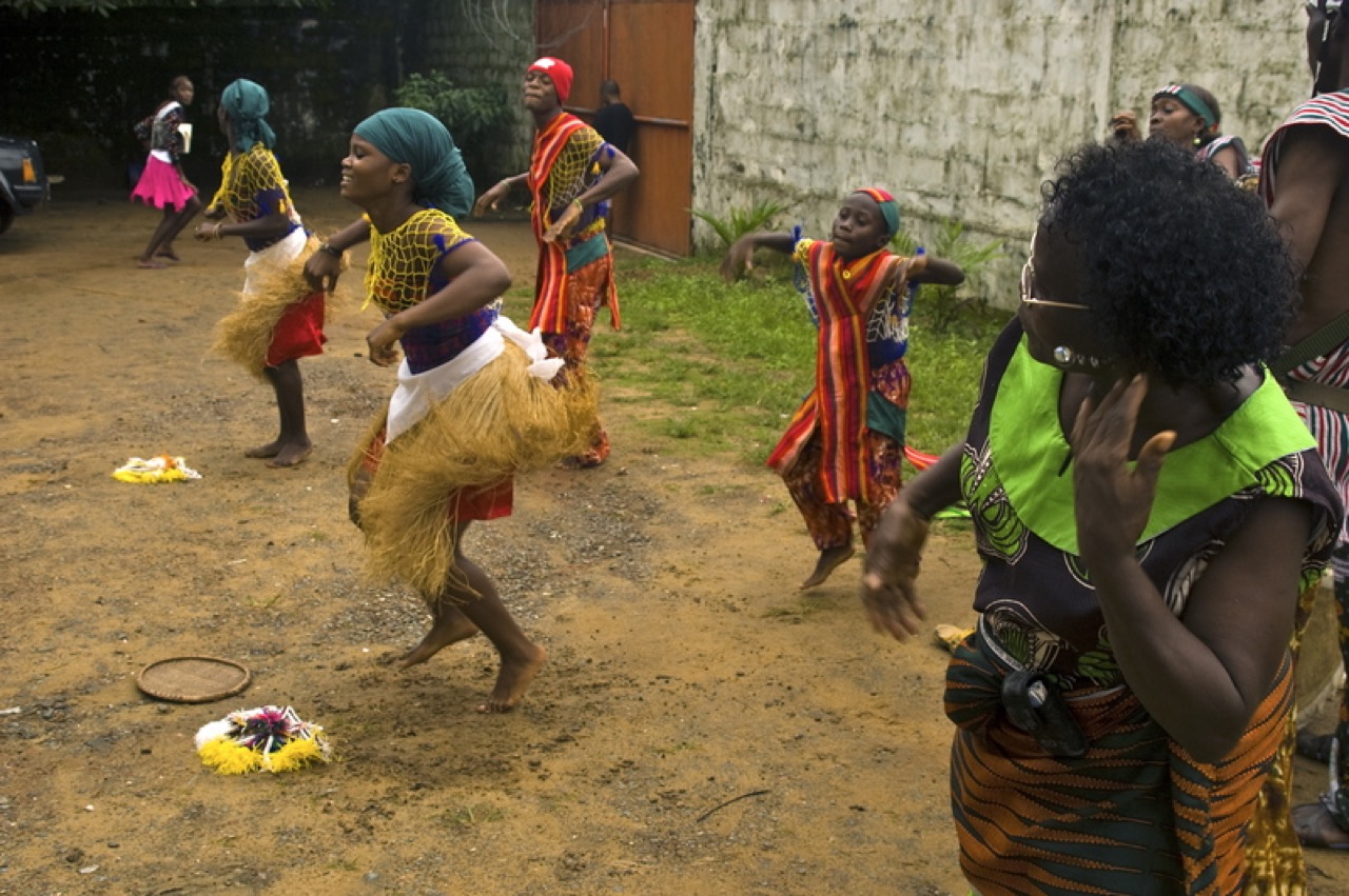 A Liberian cultural dance