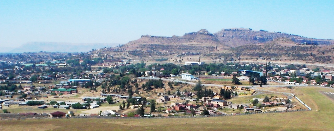 A view of Maseru, Lesotho
