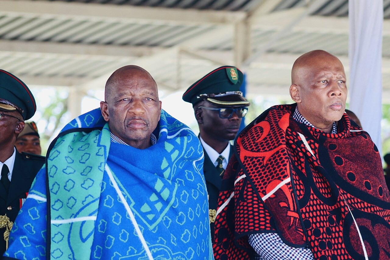 A King Moshoeshoe Day ceremony at Thaba Bosiu, Lesotho