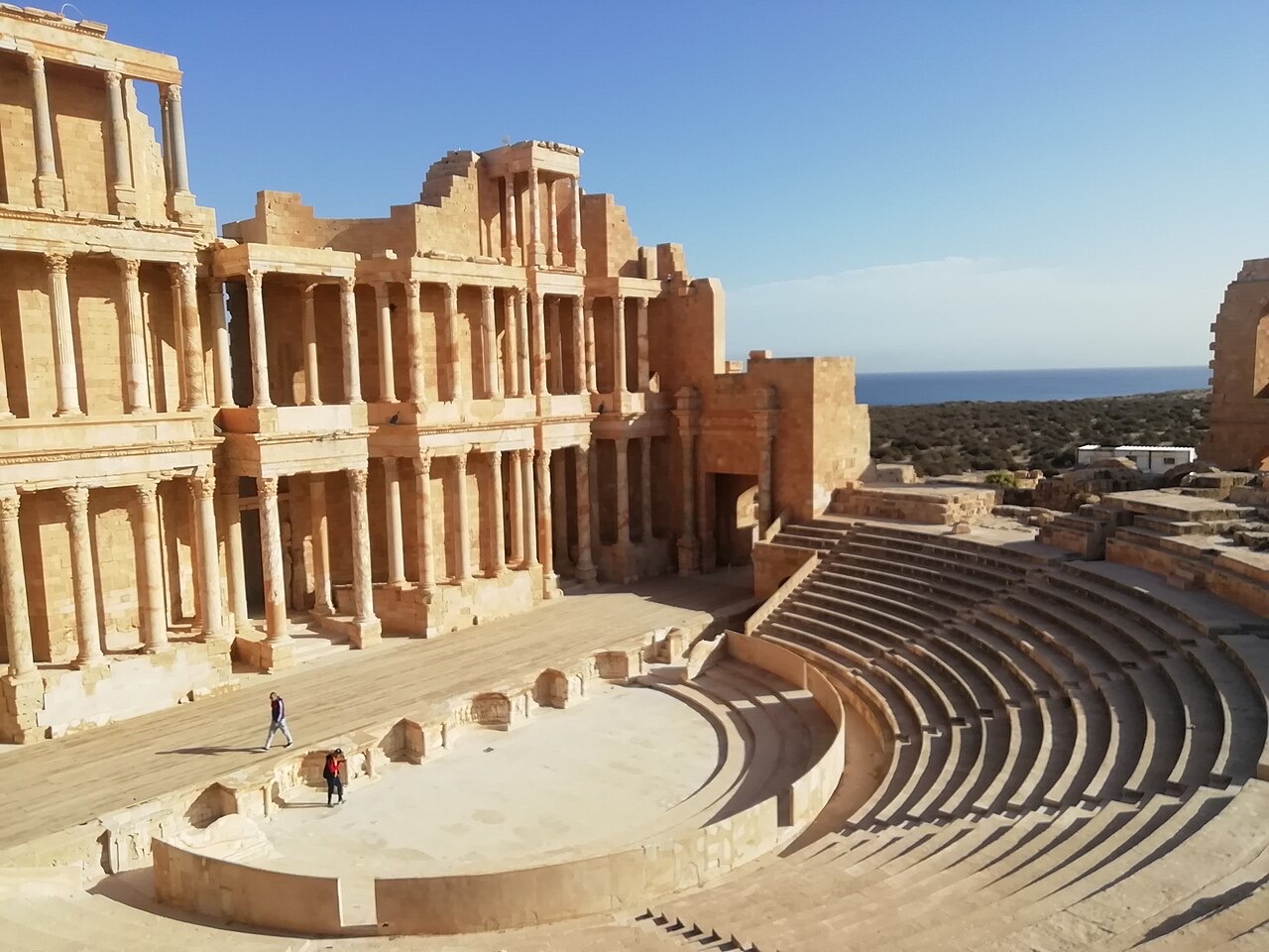 The Roman theatre at Sabratha, Libya