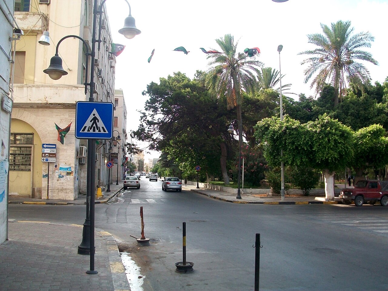 Baladiya Street in Tripoli, Libya