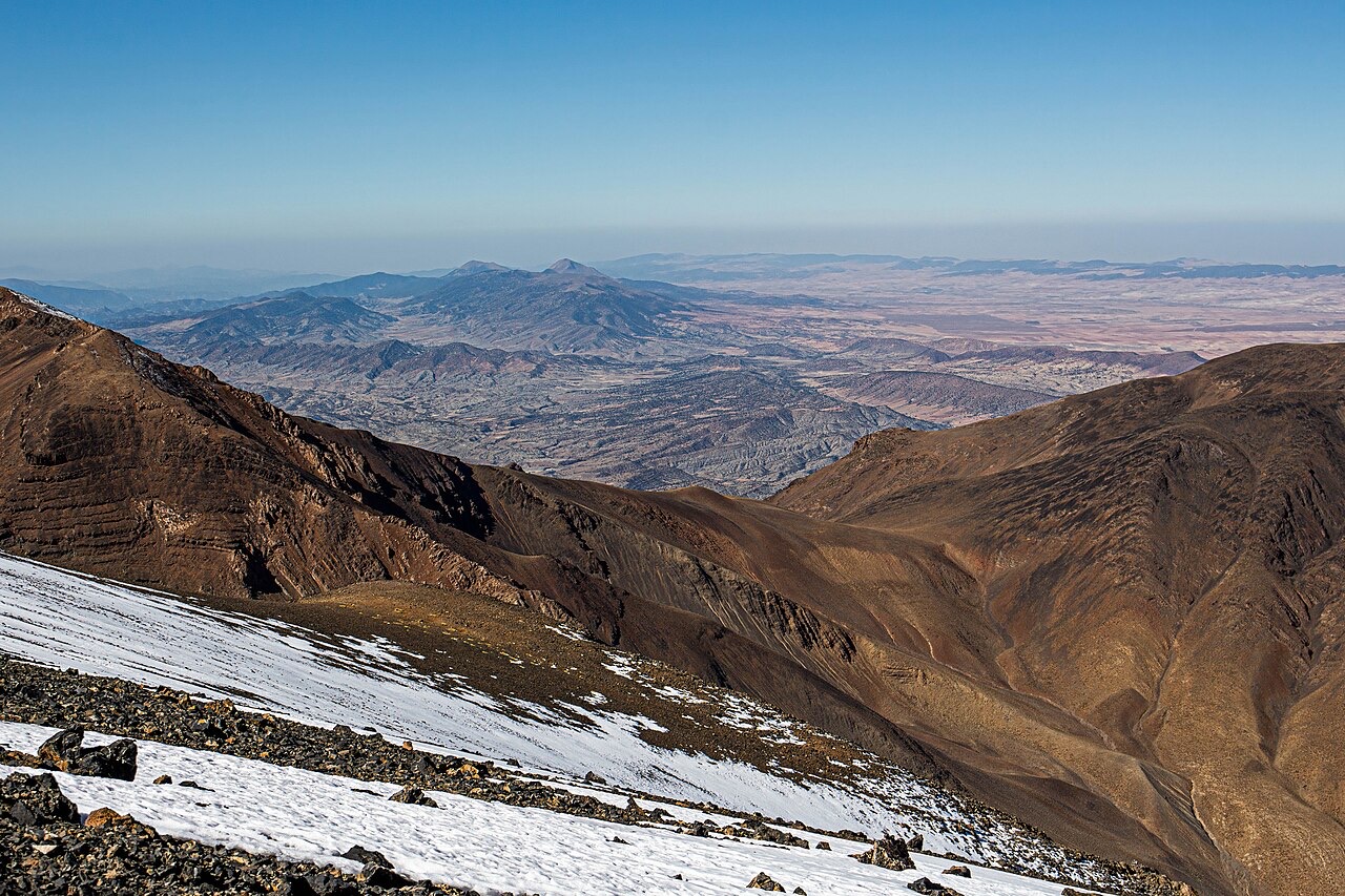 Mount Ayachi in the High Atlas, Morocco