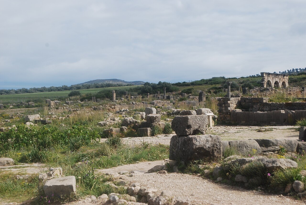 The Roman ruins of Volubilis, Morocco