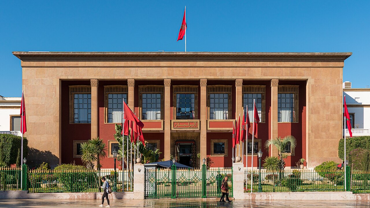 The parliament building in Rabat, Morocco
