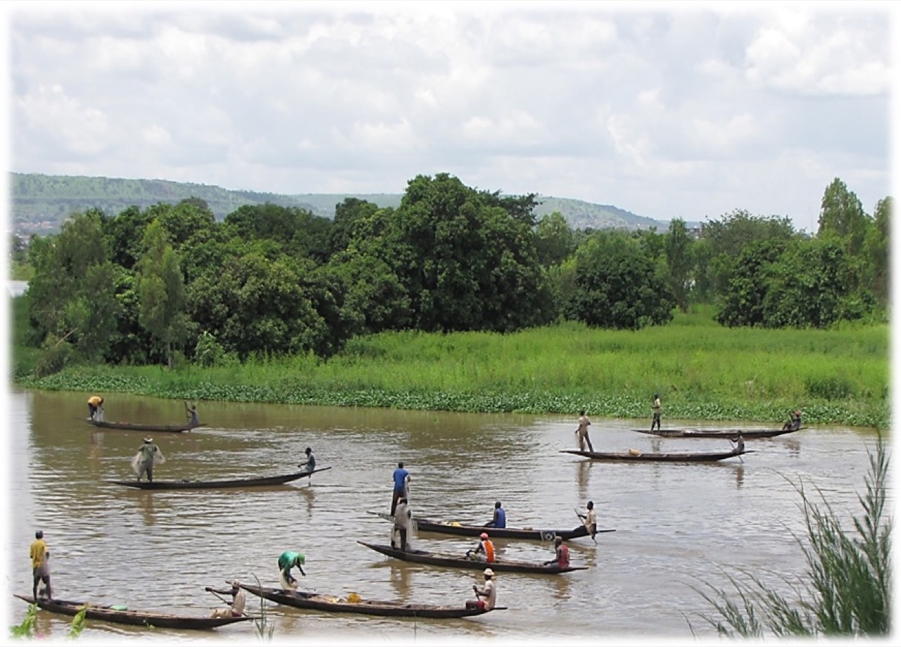 Fishermen on the Niger River, Mali