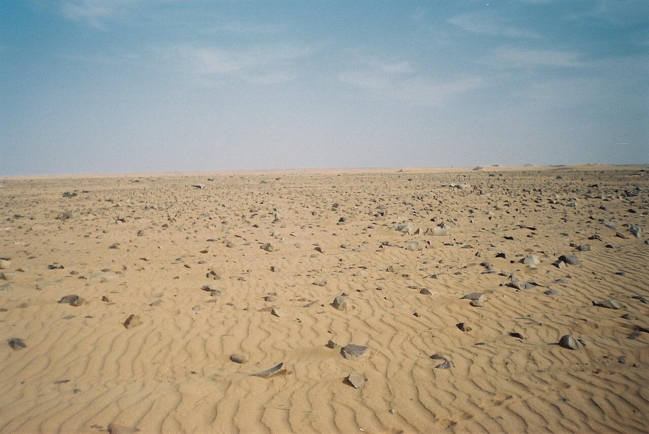 The Sahara in the Adrar region, Mauritania