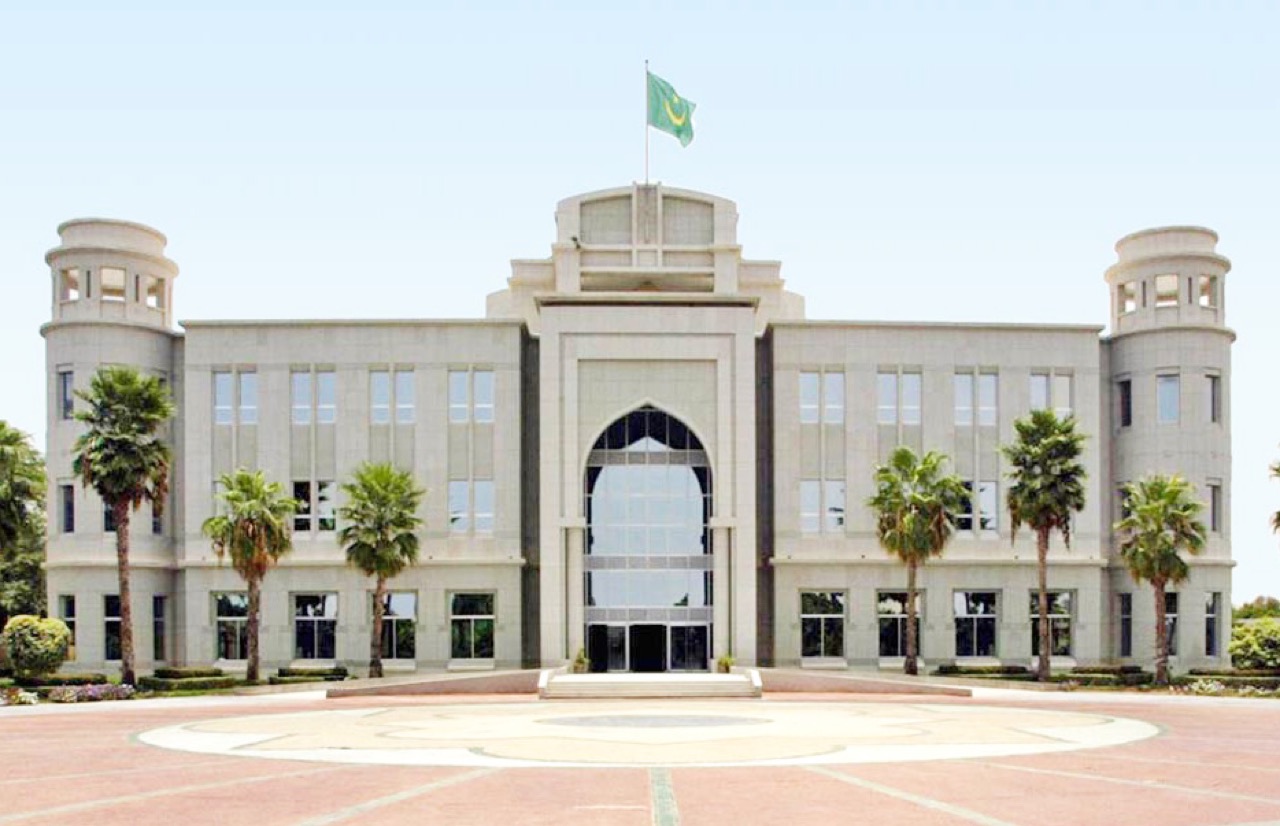 The presidential palace in Nouakchott, Mauritania