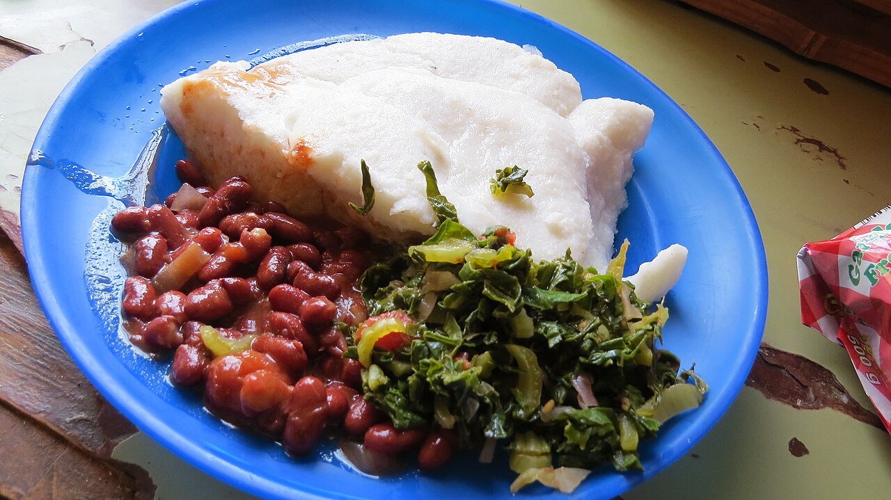 Nsima, a maize staple, Malawi