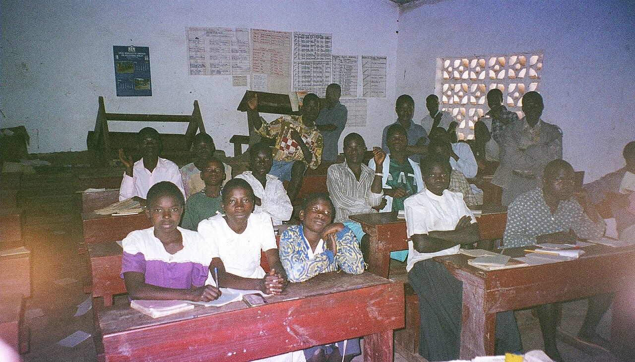 A classroom in rural Malawi