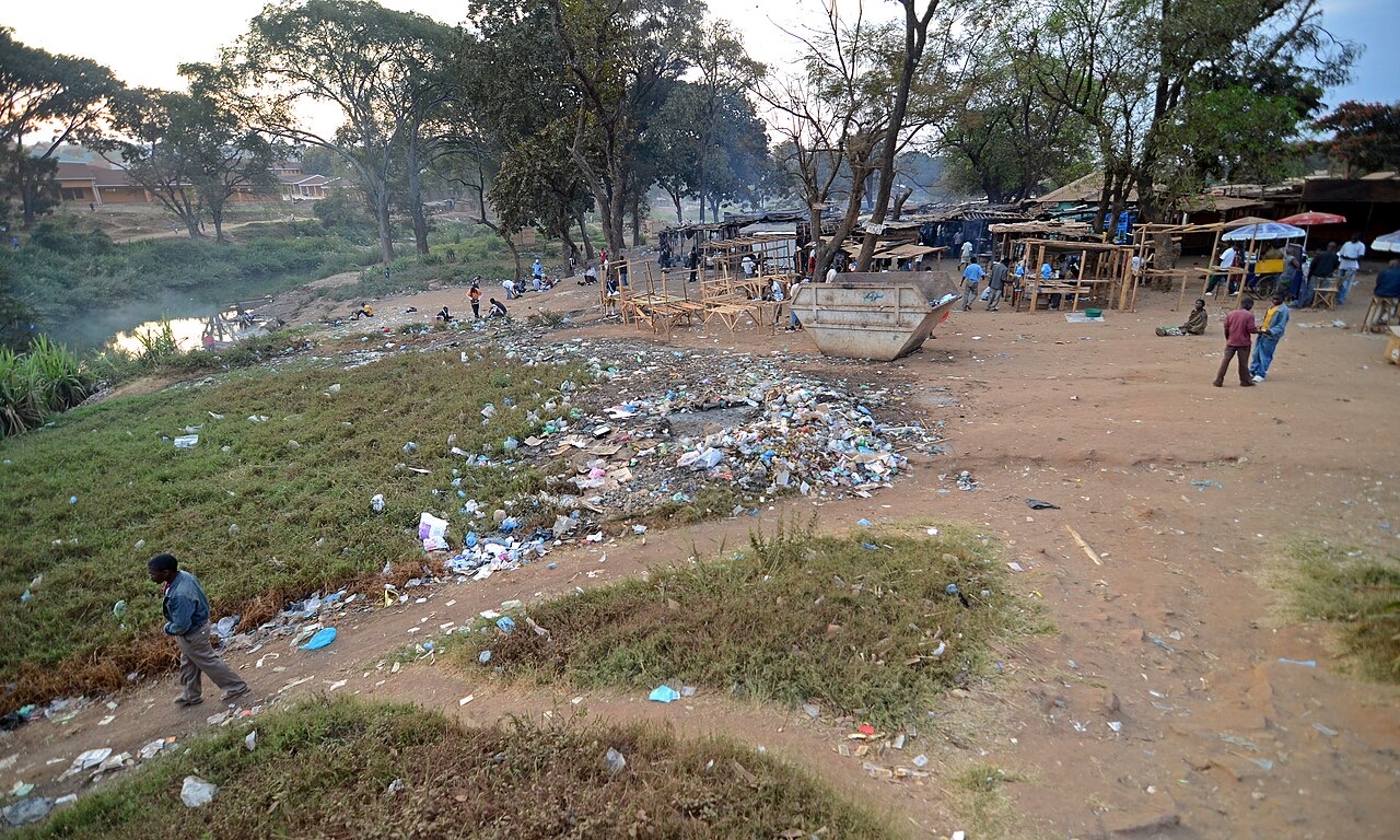 A market in Lilongwe, Malawi