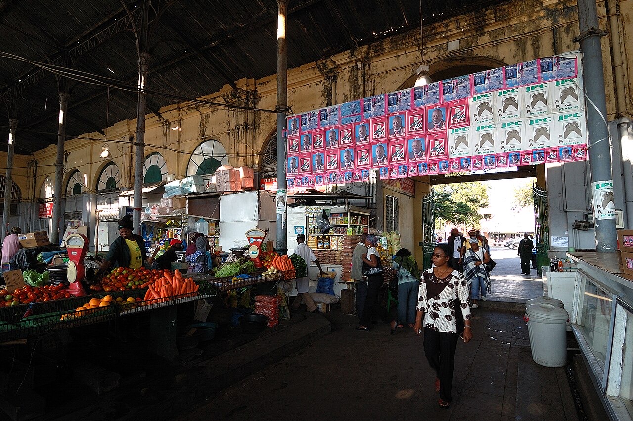 The Municipal Market in Maputo, Mozambique