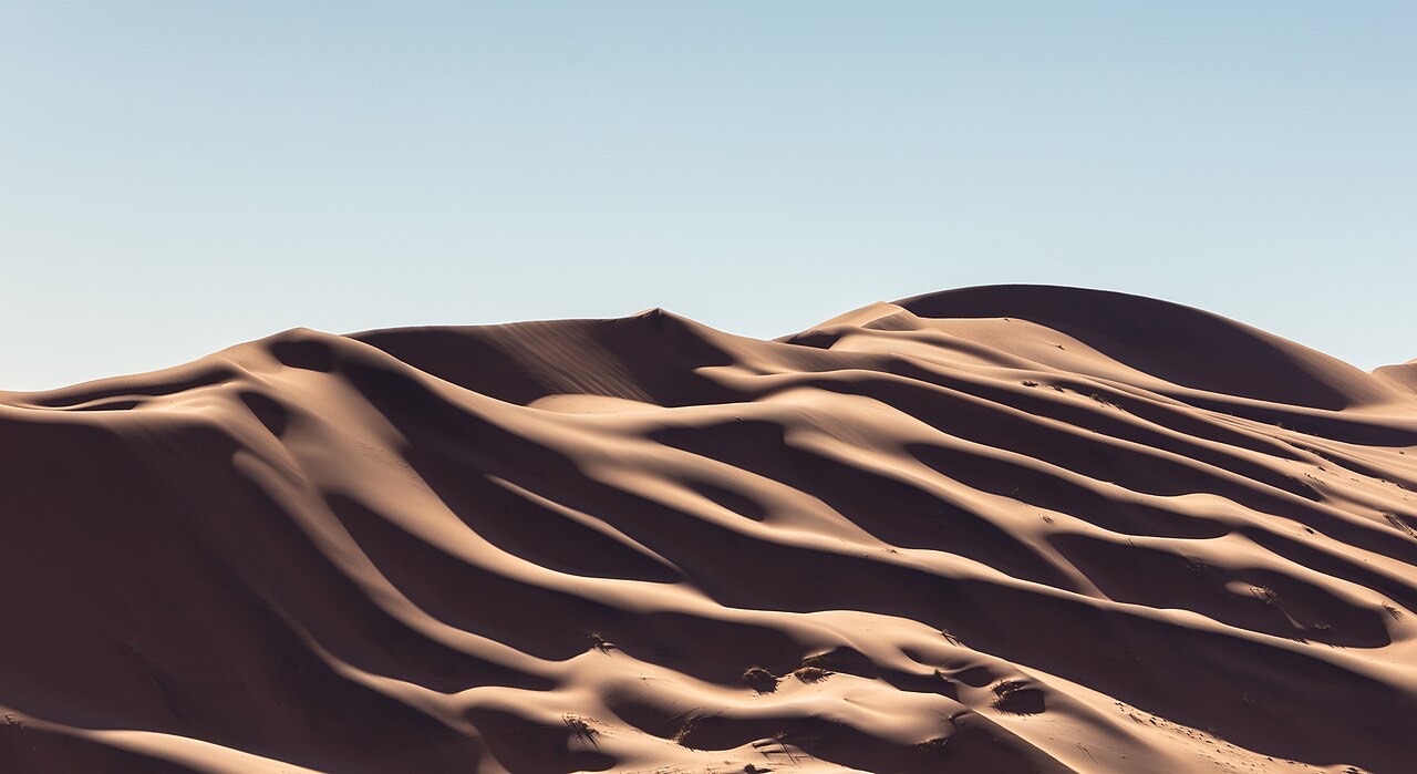 Dunes and shadows at Sossusvlei, Namibia